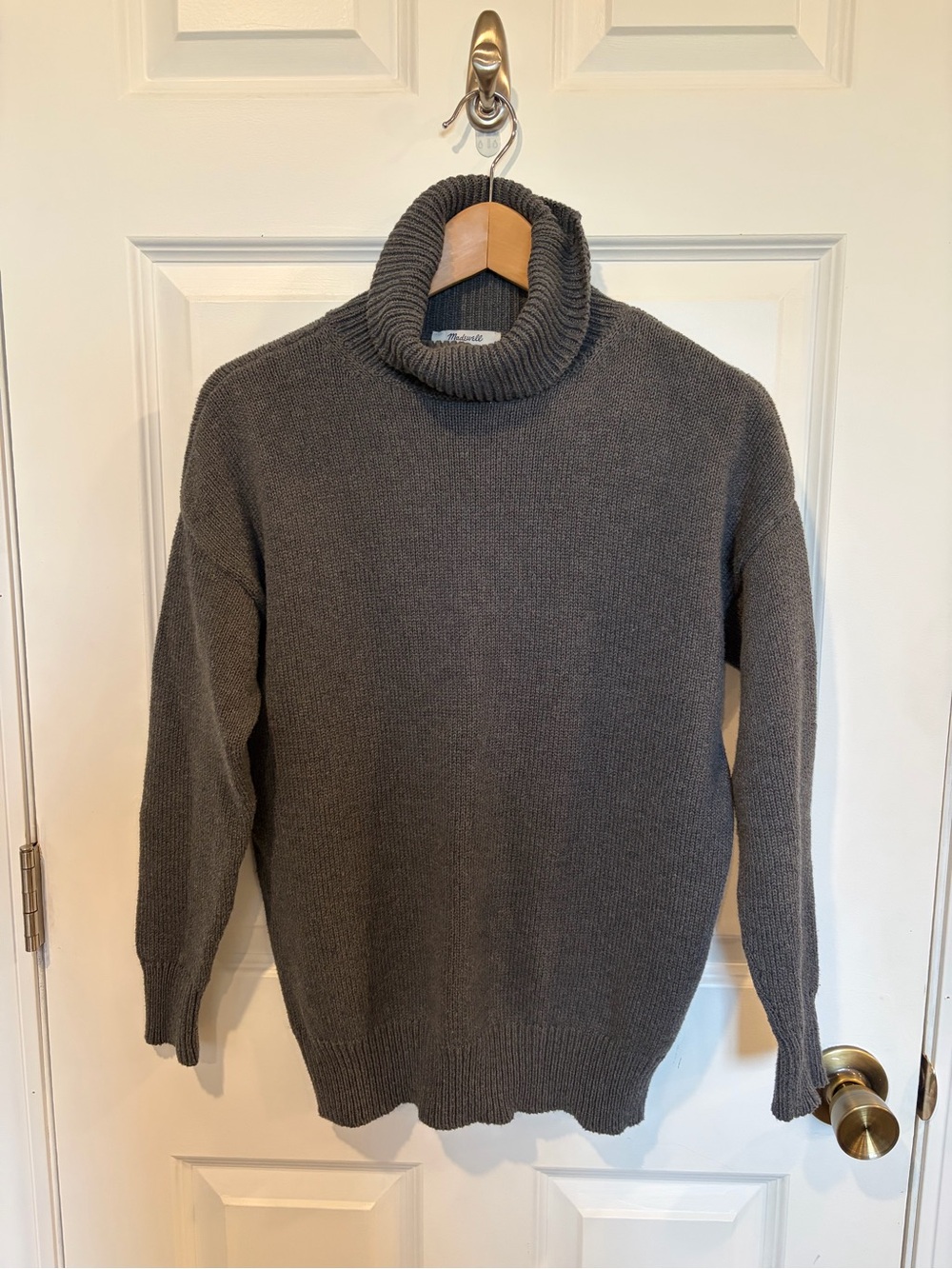 Madewell Charcoal Turtleneck Sweater